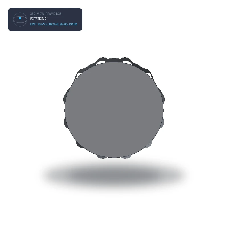 Brake Drum 16.500in X 7.000in Easy-Roll