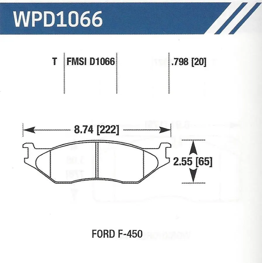 D1066T Disc Pad