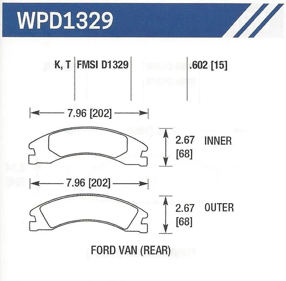 D1329T Disc Pad