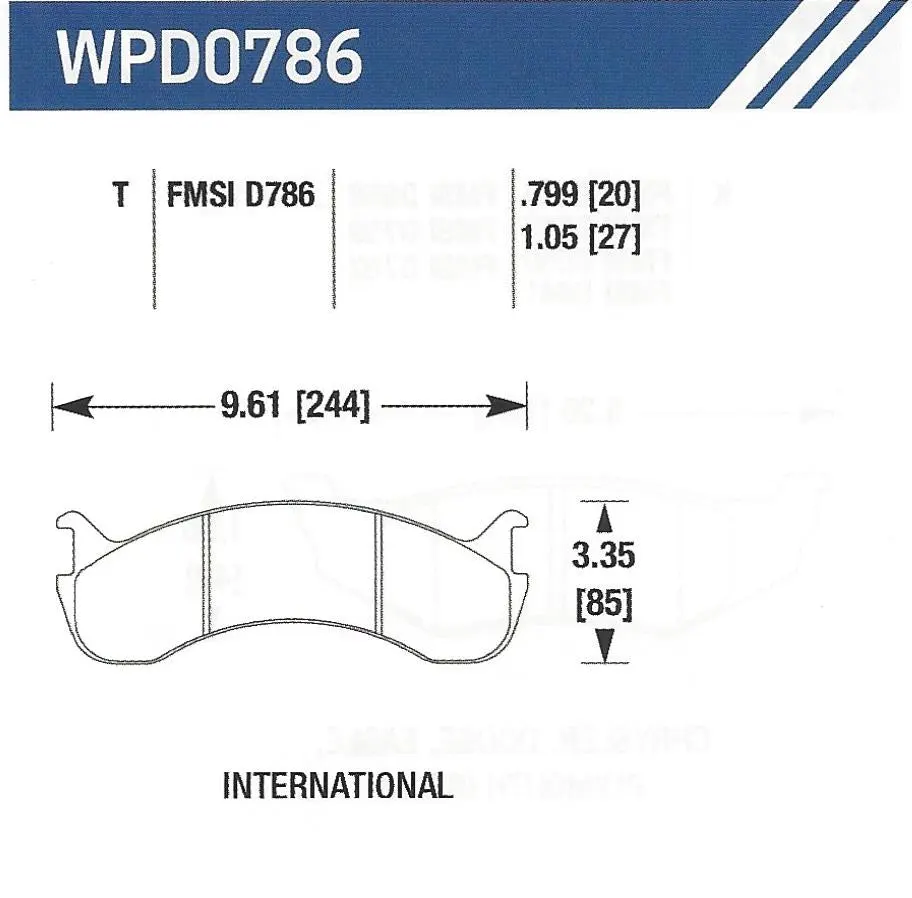D786 Disc Pad
