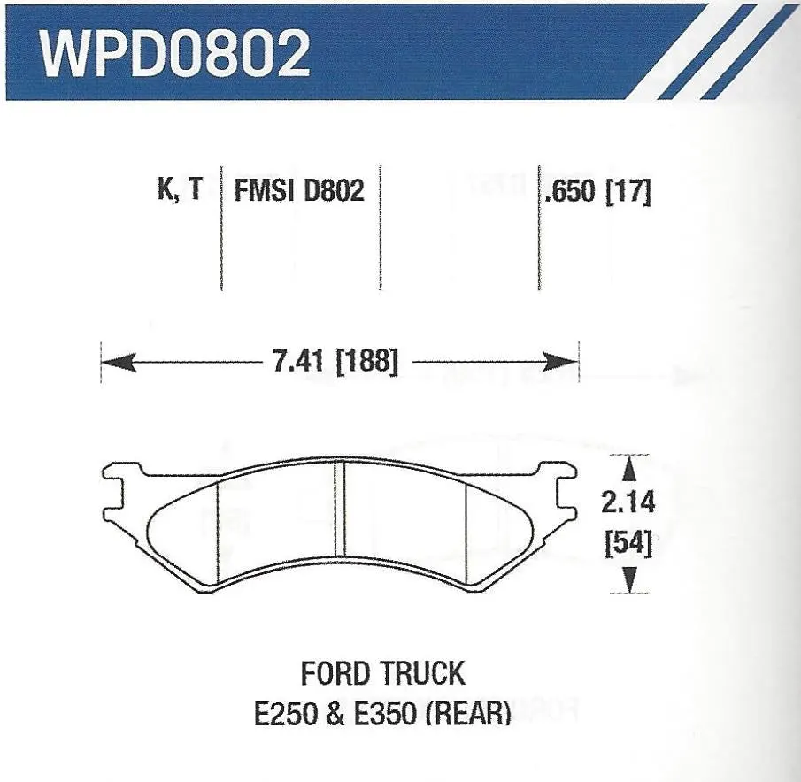 D802T Disc Pad