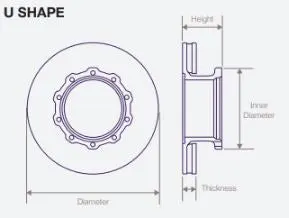 DWT023 Air Disc Rotor for Mercedes & Setra S417 Front & Tag Axles