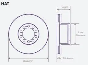 DWT028 Air Disc Rotor for Mercedes & Setra S417