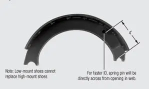 4311-E New Steel Brake Shoe or Brake Shoe Kit